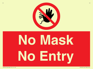 No Mask No Entry